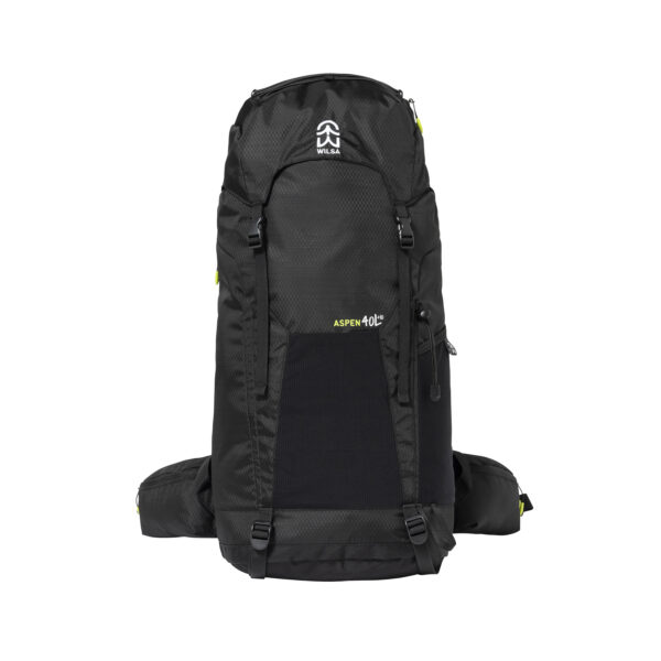 sac à dos confortable 40 litres extensible 50 litres pour rando aspen wilsa outdoor